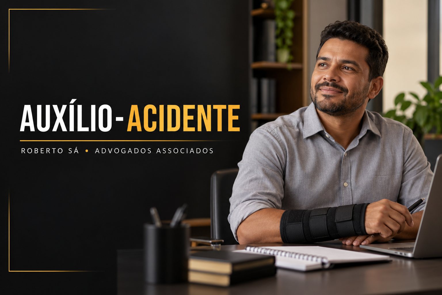 Imagem ilustrativa: Auxílio-acidente: quem tem direito e por quanto tempo recebe — Roberto Sá Advogados Associados
