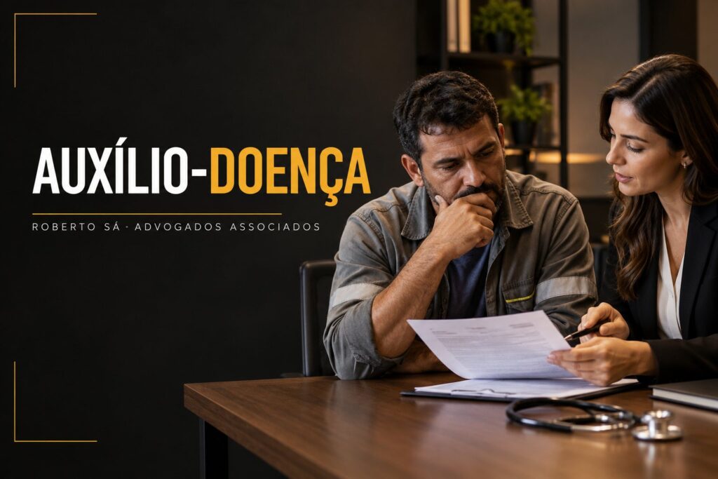 Imagem ilustrativa: Auxílio-doença (incapacidade temporária): como funciona a perícia — Roberto Sá Advogados Associados
