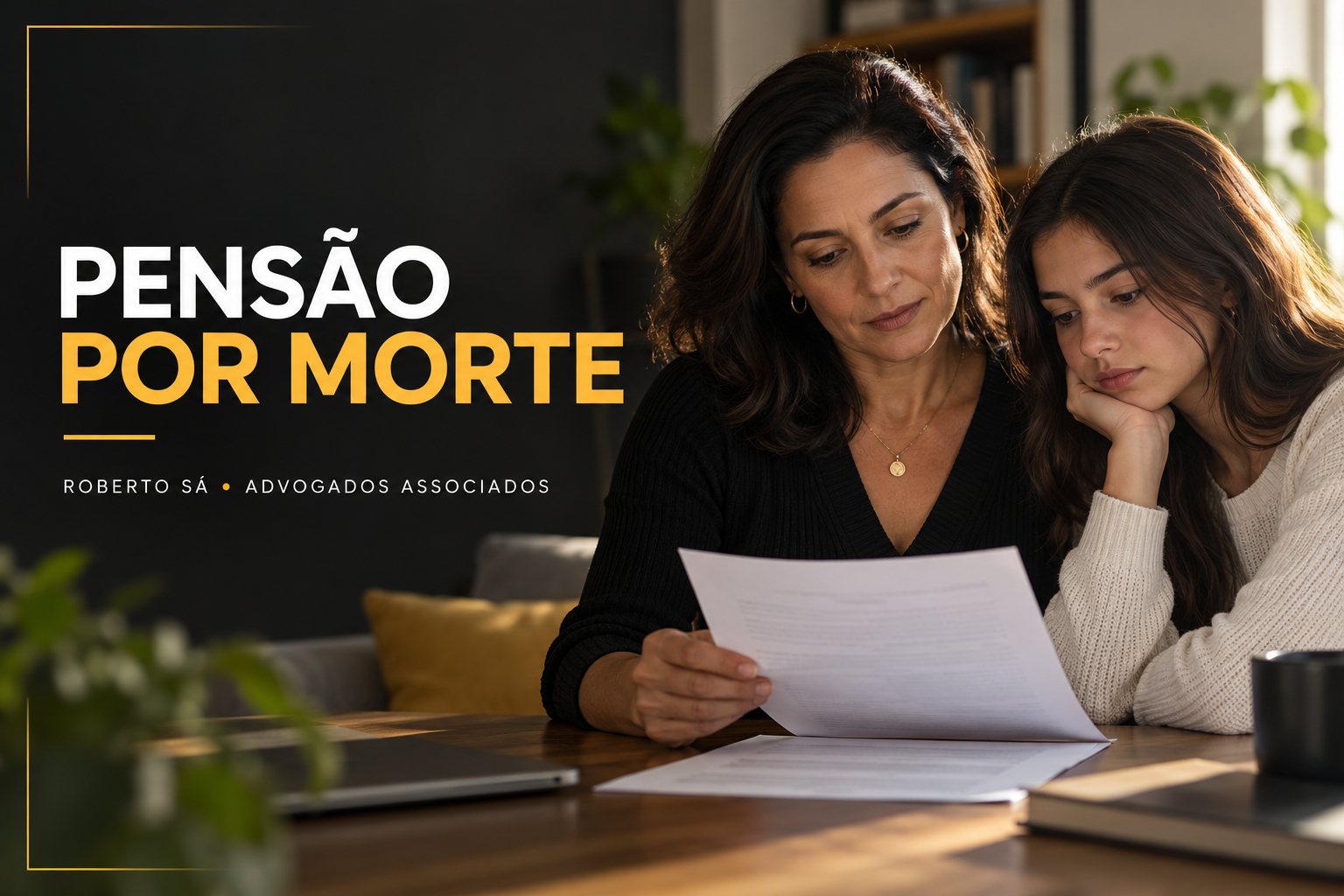 Imagem ilustrativa: Pensão por morte: quem recebe e por quanto tempo — Roberto Sá Advogados Associados