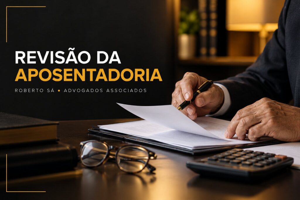 Imagem ilustrativa: Revisão da aposentadoria: quando vale a pena pedir — Roberto Sá Advogados Associados